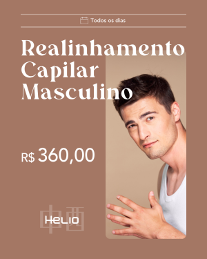 Realinhamento Capilar Masculino